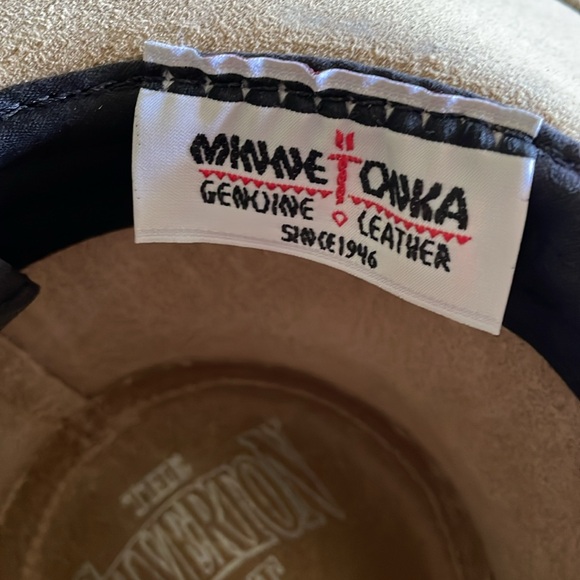 Vintage Minnetonka Leather Hat M - Picture 6 of 15